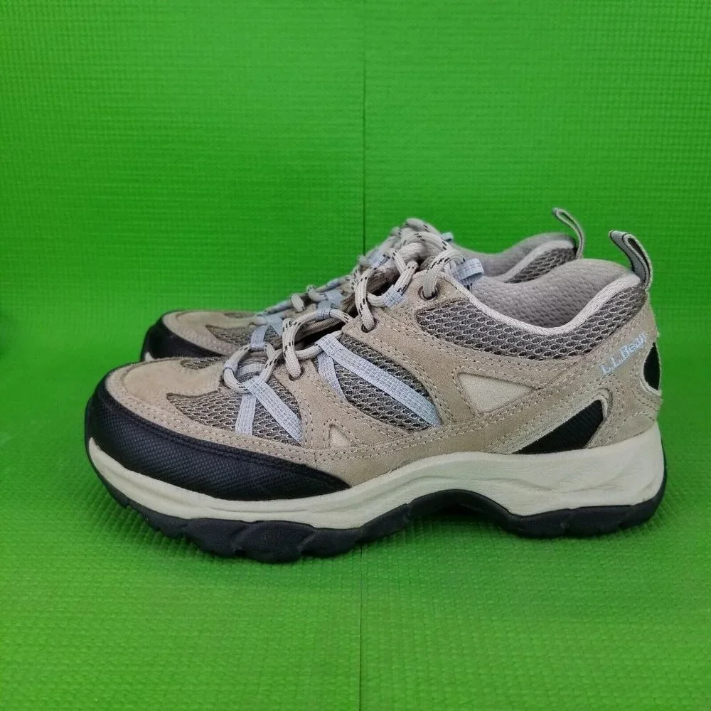 ✅LL Bean Trail Model 4 Hiking Sneakers Brown Leather Ventilated Women's 6M🌎 - Picture 9 of 12